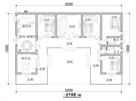 三合院平面圖|台灣建築物介紹─講師：曾丰玲